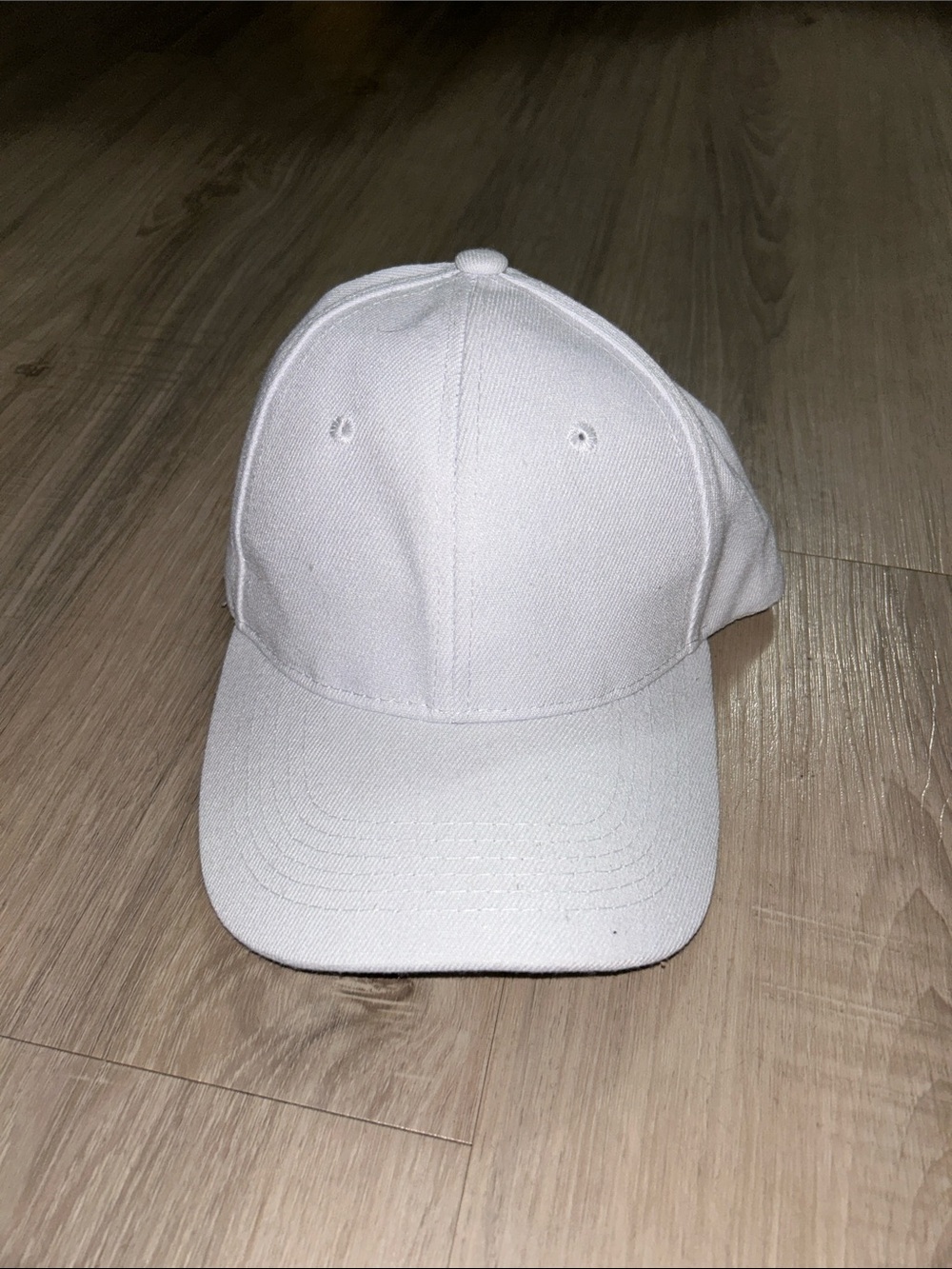 Classic Plain White Baseball Cap